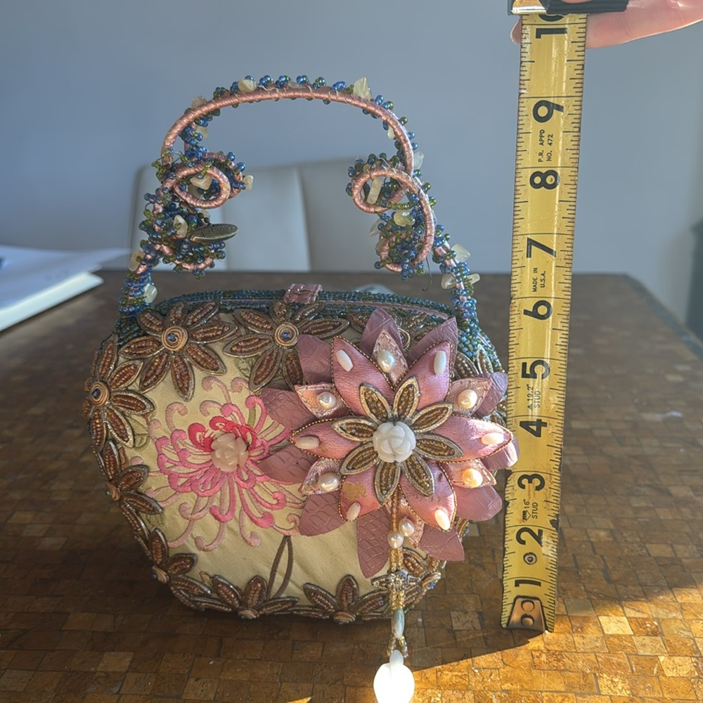 Mary Frances Embellished Floral Handbag - Picture 15 of 16